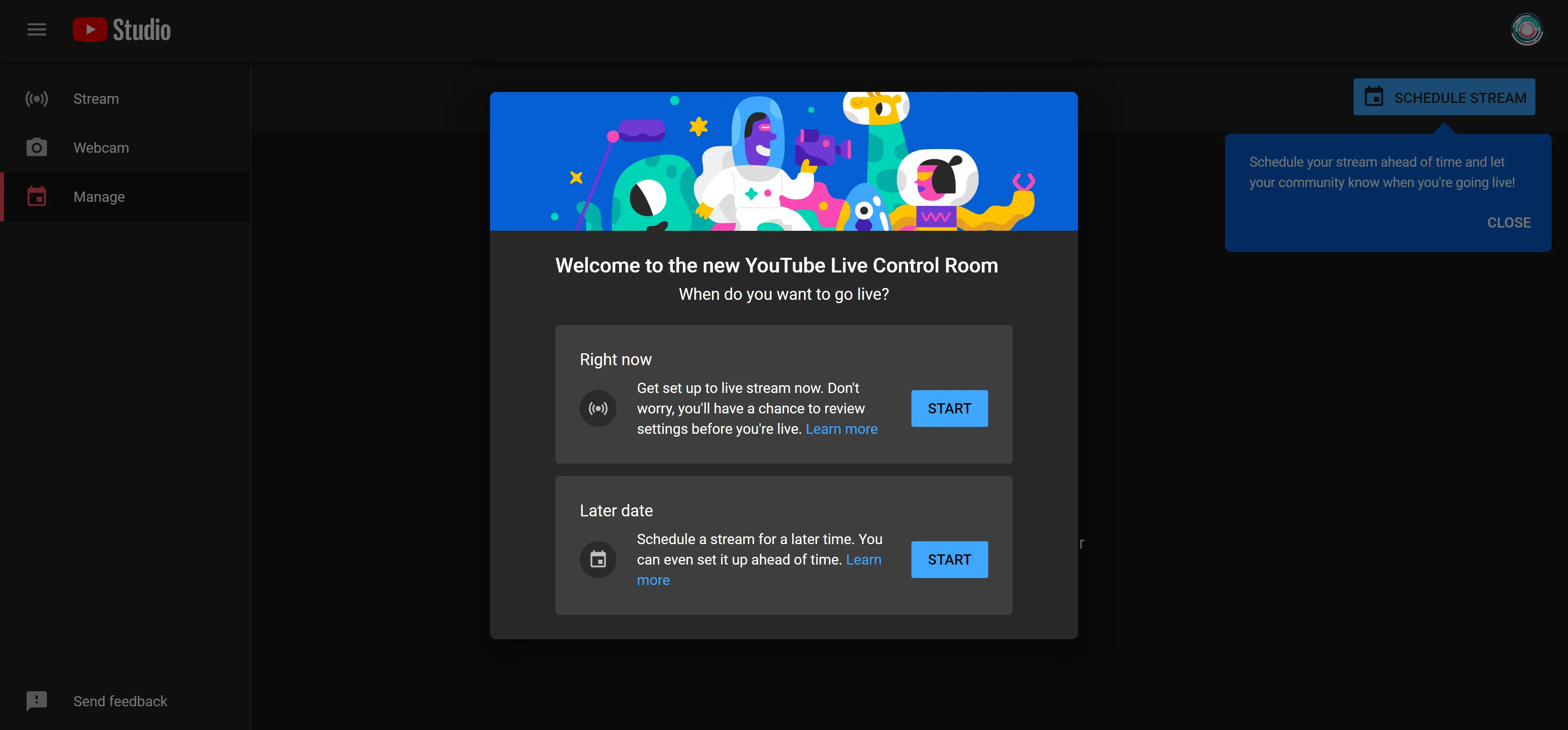 YouTube Livestream Dashboard